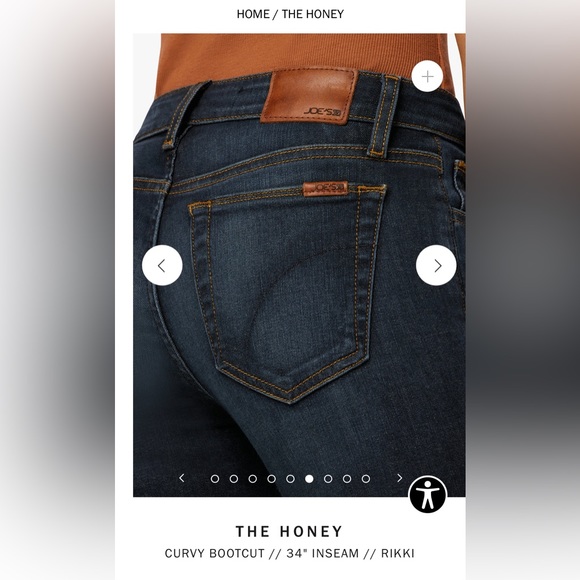 Joe's Curvy Honey Bootcut Rikki, size 31 - Picture 6 of 16